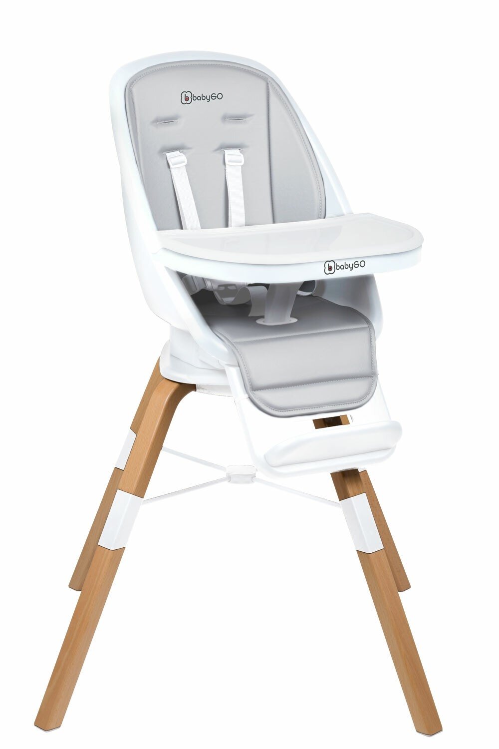Scaun De Masa 360° BabyGo Carou Alb